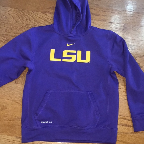 lsu hoodie nike